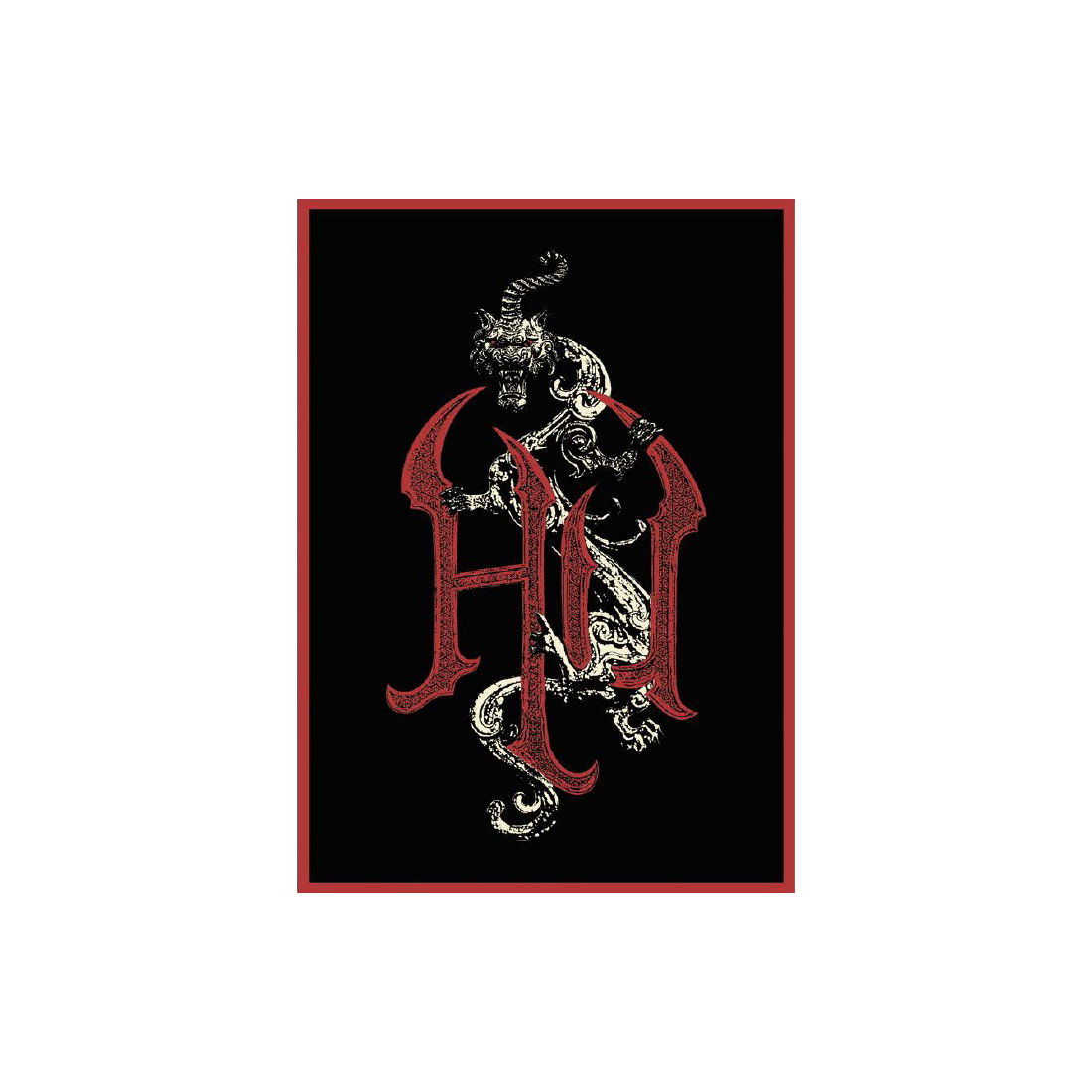 The Hu Red Logo Patch