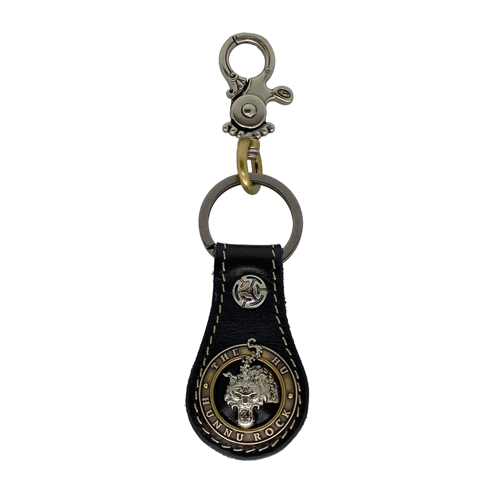 The Hu Leather Keychain