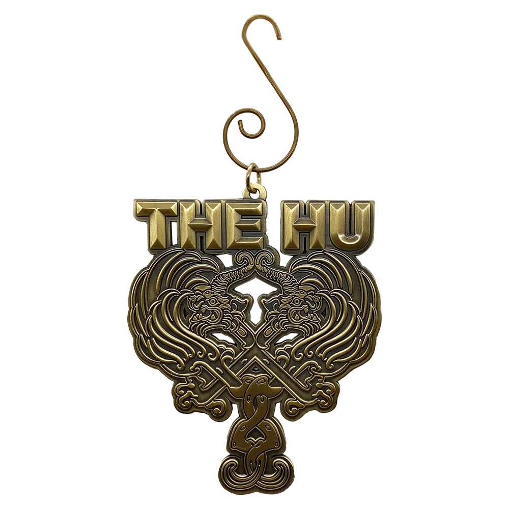 The Hu Logo Metal Ornament