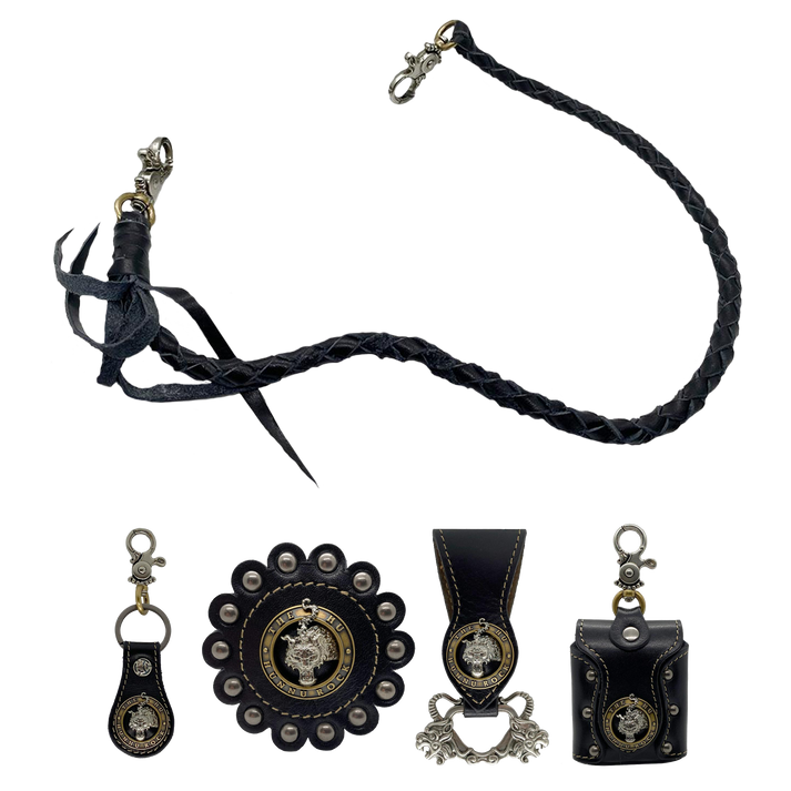 5 Piece Black Leather Set The Hu Store